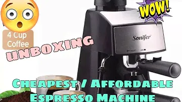 Sonifer Espresso Machine | Coffee maker |Unboxing Budget friendly coffee machine| آلة صنع القهوة