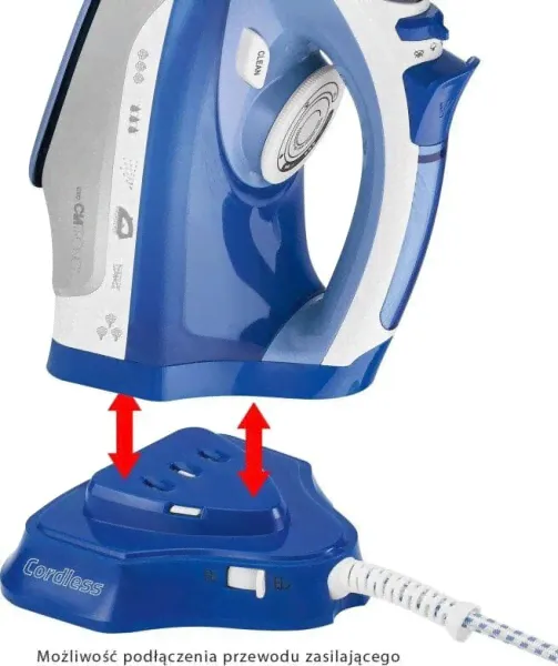 Утюг безпроводной CLATRONIC DB 3706-2